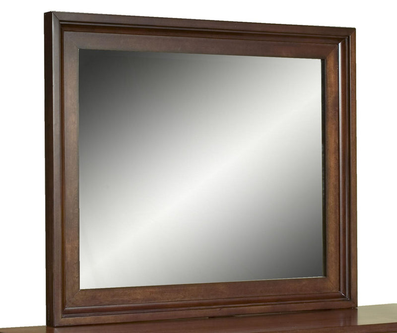 Aspenhome Cambridge Mirror in Brown Cherry - Furniture City (CA)l