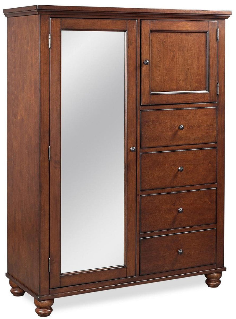 Aspenhome Cambridge Chiffarobe in Brown Cherry - Furniture City (CA)l