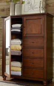 Aspenhome Cambridge Chiffarobe in Brown Cherry - Furniture City (CA)l