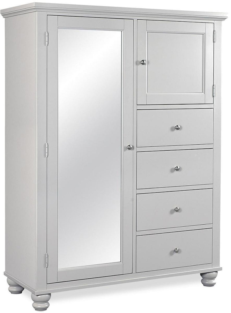 Aspenhome Cambridge Chiffarobe in Grey - Furniture City (CA)l
