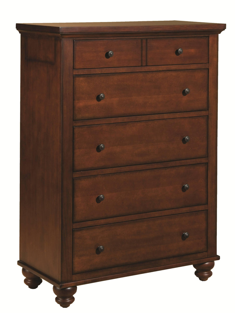 Aspenhome Cambridge Chest in Brown Cherry ICB-456-BCH - Furniture City (CA)l