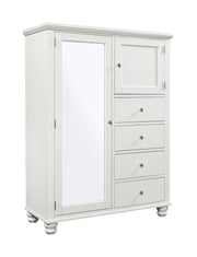 Aspenhome Cambridge Chiffarobe in White - Furniture City (CA)l
