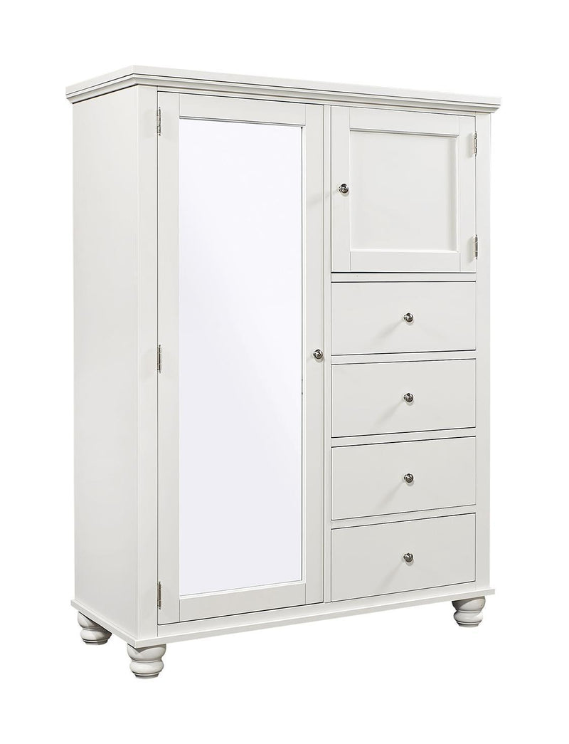 Aspenhome Cambridge Chiffarobe in White - Furniture City (CA)l
