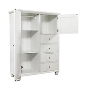 Aspenhome Cambridge Chiffarobe in White - Furniture City (CA)l