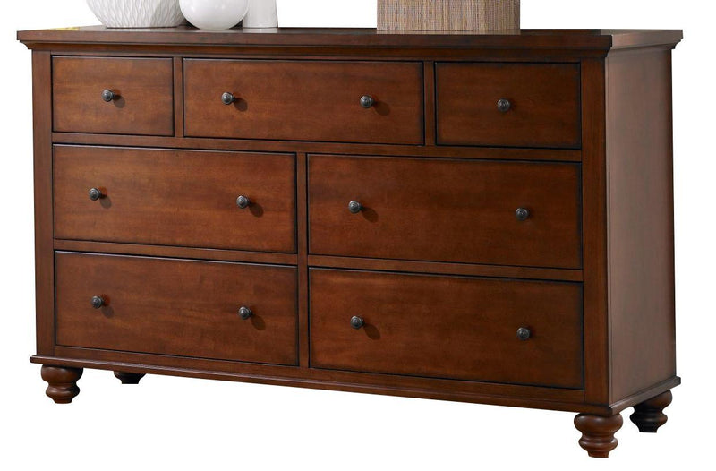 Aspenhome Cambridge Double Dresser in Brown Cherry ICB-454-BCH - Furniture City (CA)l