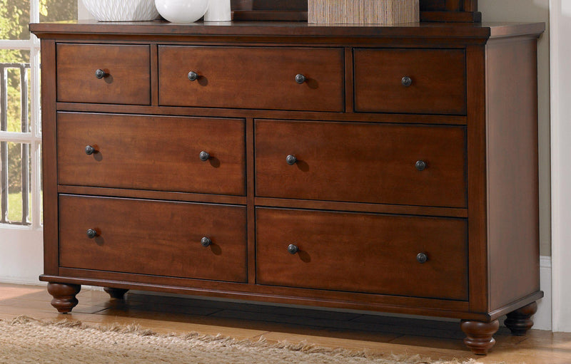 Aspenhome Cambridge Double Dresser in Brown Cherry ICB-454-BCH - Furniture City (CA)l