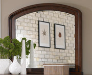 Aspenhome Cambridge Double Dresser Mirror in Brown Cherry - Furniture City (CA)l