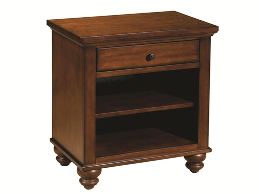 Aspenhome Cambridge One Drawer Nightstand in Brown Cherry image