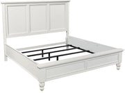 Aspenhome Cambridge California King Panel Bed in White - Furniture City (CA)l