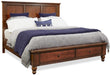 Aspenhome Cambridge Queen Panel Storage Bed in Brown Cherry image