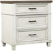 Aspenhome Caraway 2 Drawer Nightstand in Aged Ivory image