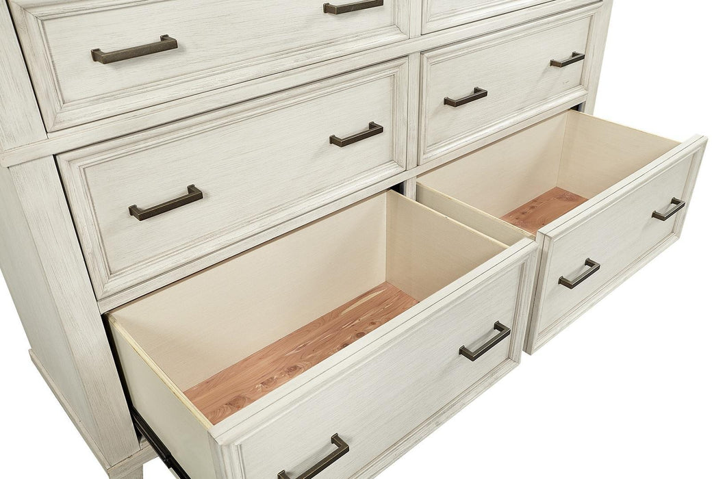 Aspenhome Caraway 6 Drawer Dresser  in Aged Ivory
