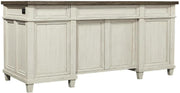 Aspenhome Caraway 66" Executive Desk in Aged Ivory - Furniture City (CA)l