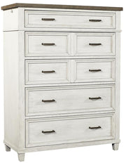 Aspenhome Caraway 7 Drawer Chest in Aged Ivory - Furniture City (CA)l