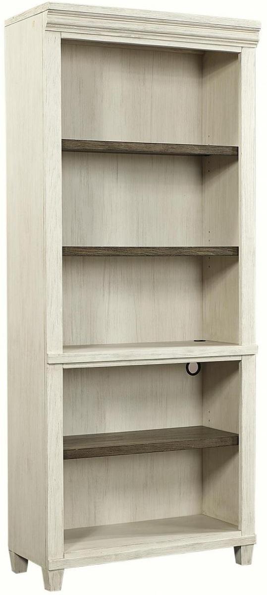 Aspenhome Caraway 3pc Bookcase Wall in Aged Ivory - Furniture City (CA)l