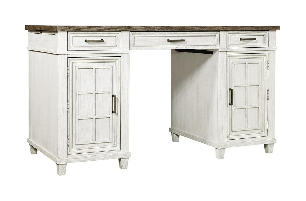 Aspenhome Caraway Counter Height Desk in Aged Ivory image