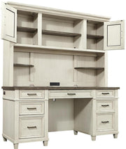 Aspenhome Caraway Credenza & Hutch in Aged Ivory - Furniture City (CA)l