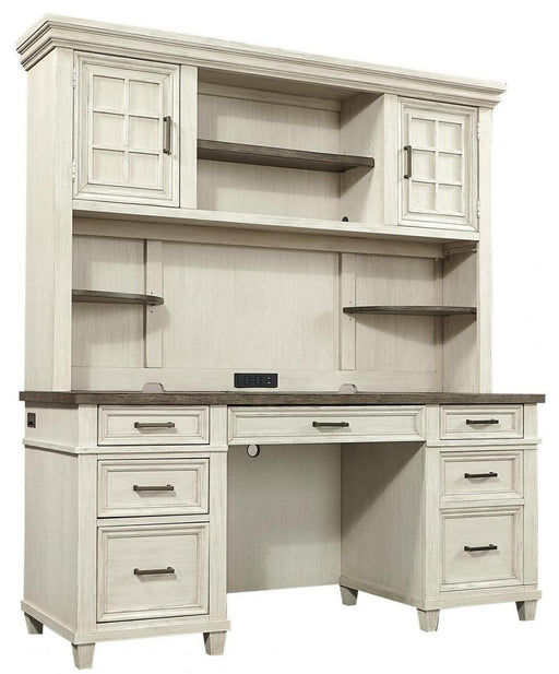 Aspenhome Caraway Credenza & Hutch in Aged Ivory image