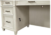 Aspenhome Caraway Credenza & Hutch in Aged Ivory - Furniture City (CA)l