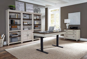 Aspenhome Caraway Door Bookcase in Aged Ivory - Furniture City (CA)l