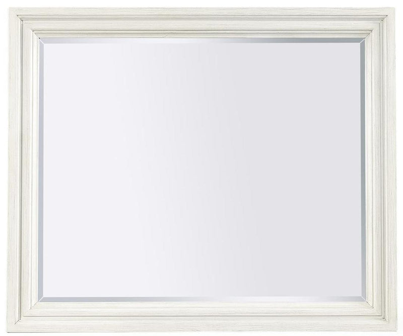 Aspenhome Caraway Landscape Mirror in Aged Ivory - Furniture City (CA)l