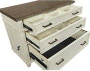 Aspenhome Caraway Lateral File in Aged Ivory - Furniture City (CA)l