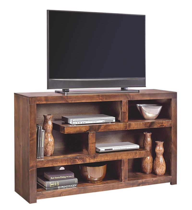 Aspenhome Contemporary Alder 60" Open Console in Tobacco - Furniture City (CA)l