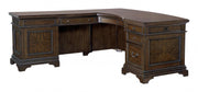 Aspenhome Essex Desk and Reversible Return in Molasses Brown - Furniture City (CA)l