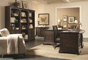 Aspenhome Essex Desk and Reversible Return in Molasses Brown - Furniture City (CA)l