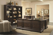 Aspenhome Essex Desk and Reversible Return in Molasses Brown - Furniture City (CA)l