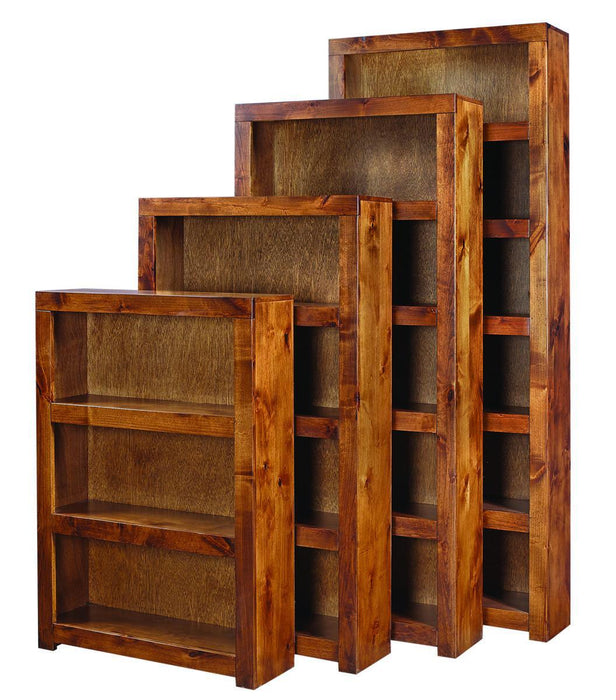Aspenhome Contemporary Alder 60" Bookcase in Fruitwood