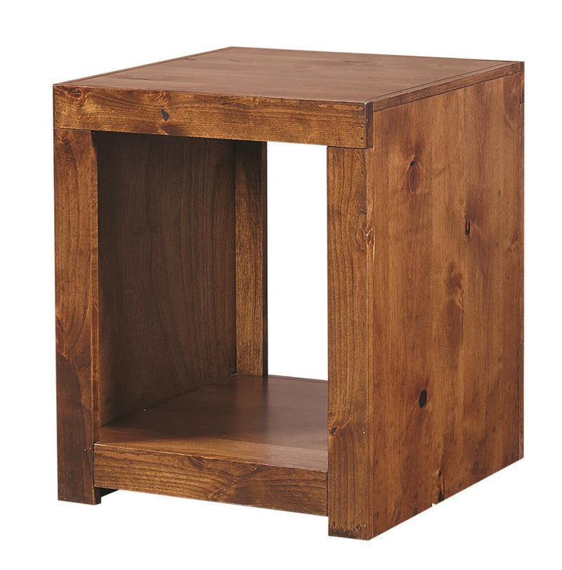 Aspenhome Contemporary Alder End Table in Fruitwood - Furniture City (CA)l