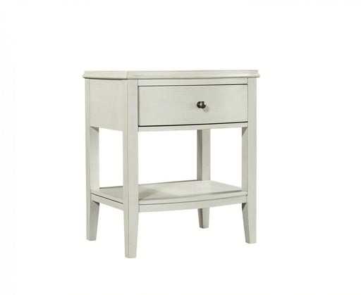 Aspenhome Furniture Charlotte 1 Drawer Nightstand in White image