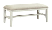 Aspenhome Furniture Charlotte Bench in White - Furniture City (CA)l
