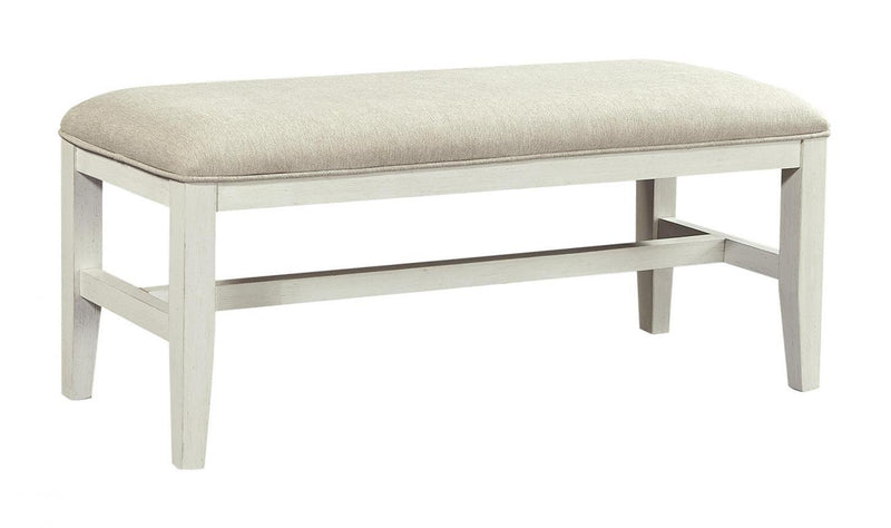 Aspenhome Furniture Charlotte Bench in White - Furniture City (CA)l