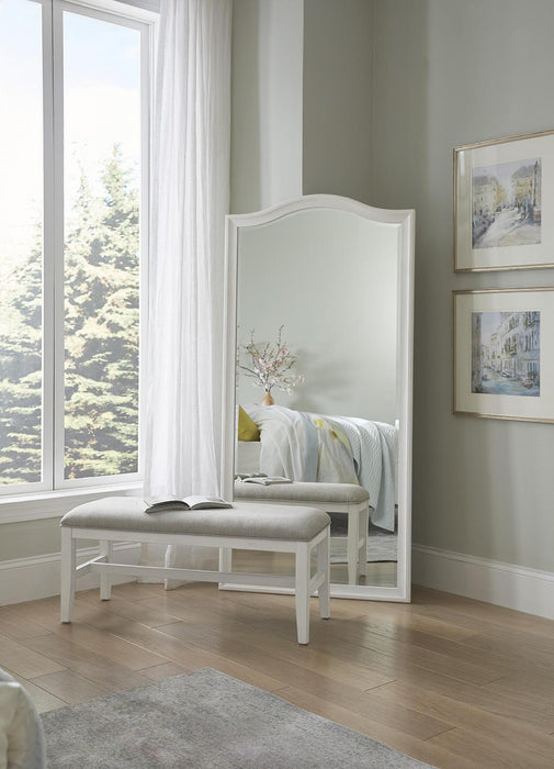 Aspenhome Furniture Charlotte Floor Mirror in White