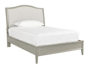 Aspenhome Furniture Charlotte King Upholstered Sleigh Bed in Shale - Furniture City (CA)l