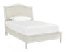 Aspenhome Furniture Charlotte King Upholstered Sleigh Bed in White image