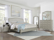 Aspenhome Furniture Charlotte California King Upholstered Sleigh Bed in Shale - Furniture City (CA)l