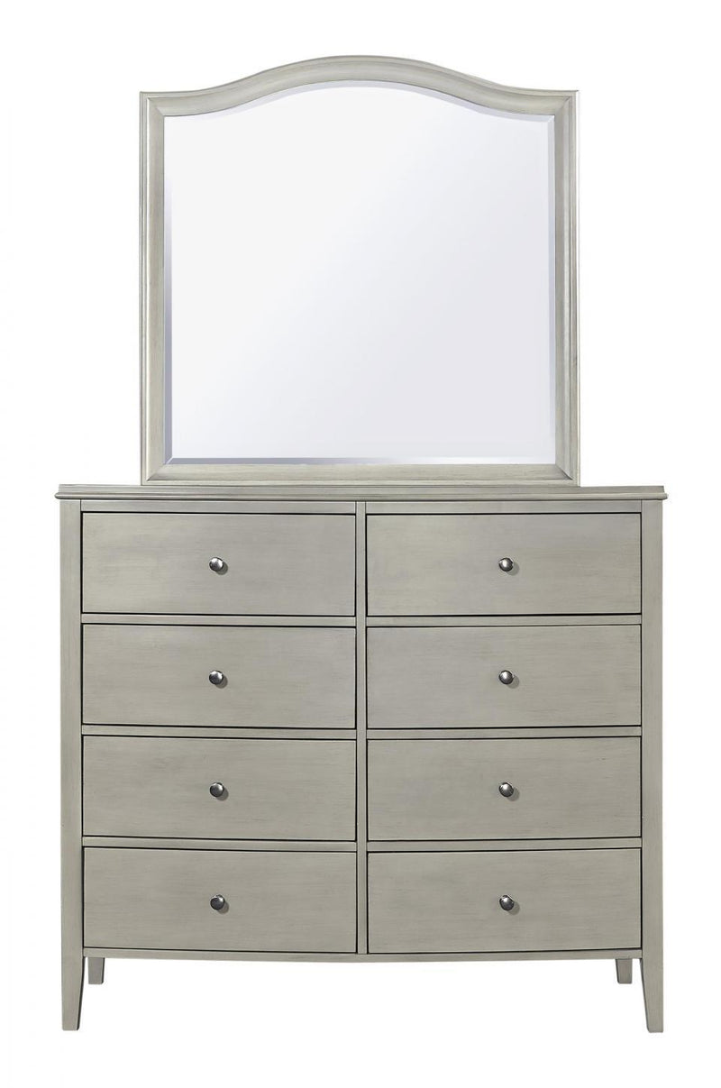 Aspenhome Furniture Charlotte Landscape Mirror in Shale - Furniture City (CA)l