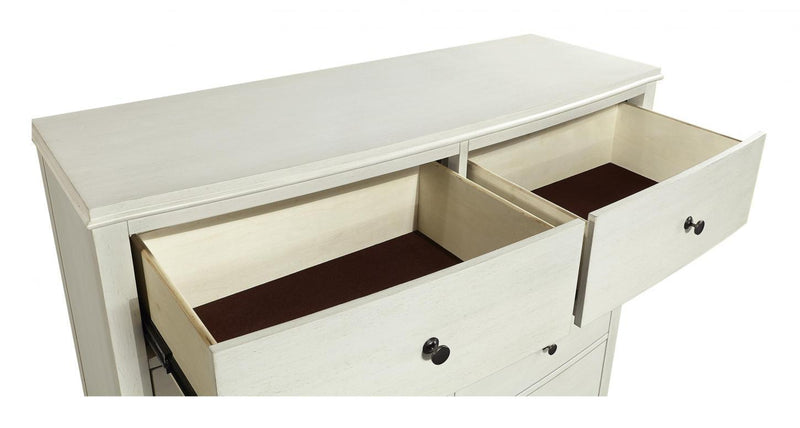 Aspenhome Furniture Charlotte Tall Chesser in White - Furniture City (CA)l