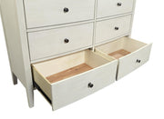 Aspenhome Furniture Charlotte Tall Chesser in White - Furniture City (CA)l