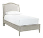 Aspenhome Furniture Charlotte Full Upholstered Sleigh Bed in Shale image