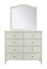 Aspenhome Furniture Charlotte Landscape Mirror in White - Furniture City (CA)l