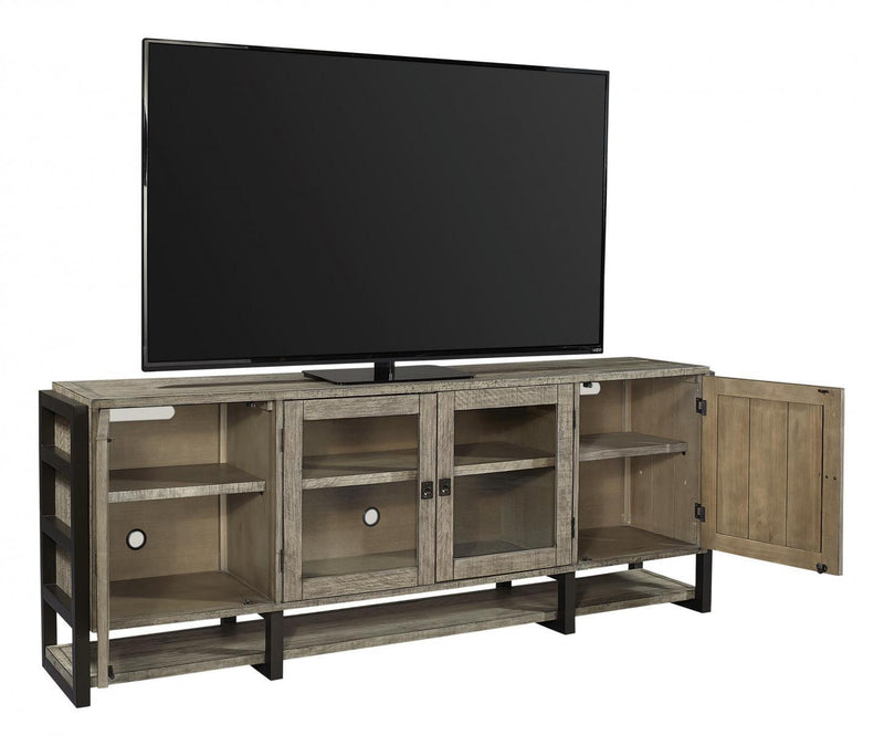 Aspenhome Furniture Grayson 85" Console in Cinder Grey - Furniture City (CA)l