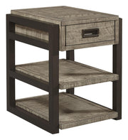 Aspenhome Furniture Grayson Chairside Table in Cinder Grey - Furniture City (CA)l