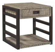 Aspenhome Furniture Grayson End Table in Cinder Grey - Furniture City (CA)l