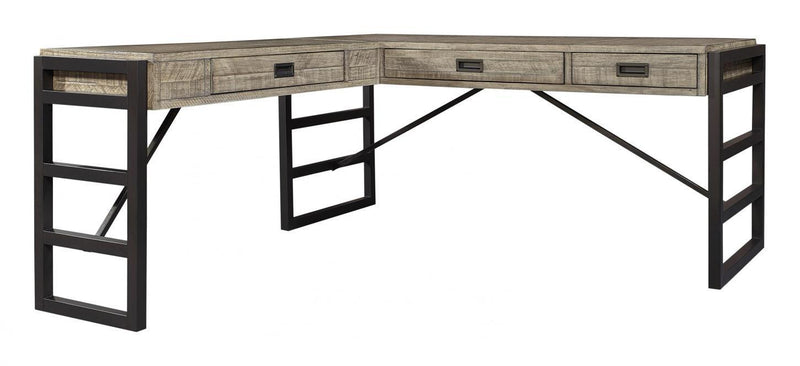 Aspenhome Furniture Grayson L-Shaped Desk in Cinder Grey-308 - Furniture City (CA)l