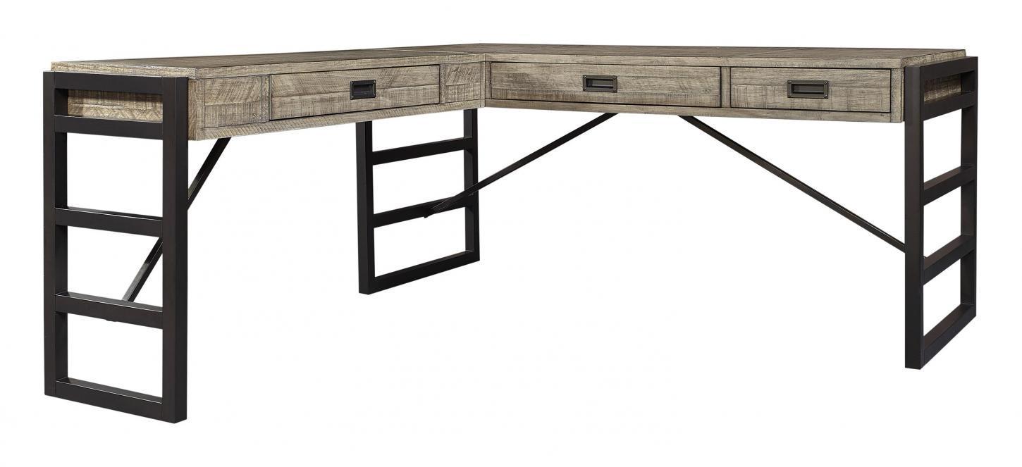 Aspenhome Furniture Grayson L-Shaped Desk in Cinder Grey-308 image