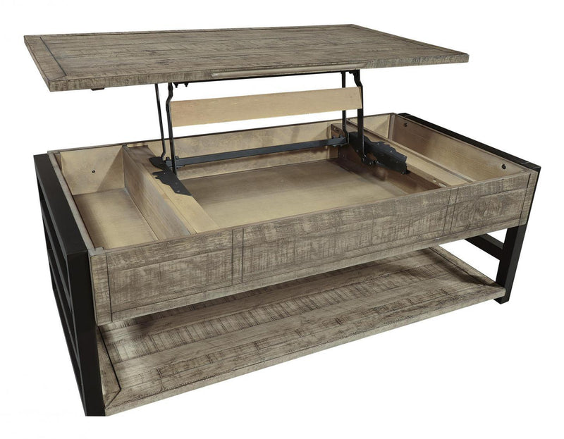 Aspenhome Furniture Grayson Lift Top Cocktail Table in Cinder Grey - Furniture City (CA)l